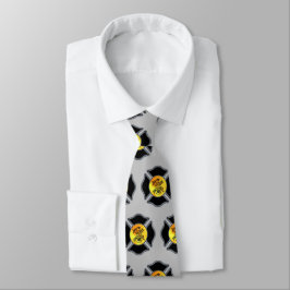 Corbata Lomo patriótico del bombero, lazo de cuello
