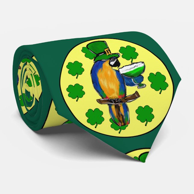 CORBATA LORO DE SAN PATRÍCIO (Enrollado)