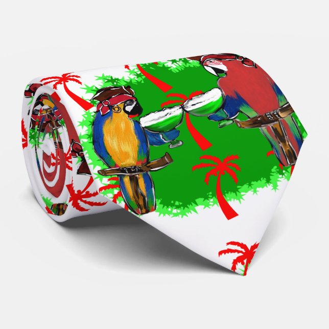 CORBATA LOROS PIRATAS (Enrollado)