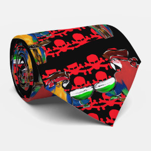 CORBATA LOROS PIRATAS