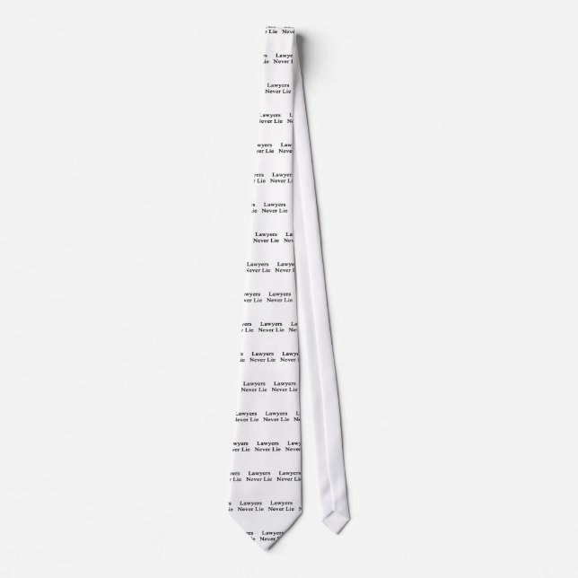 Corbata Los abogados nunca mienten (Anverso)