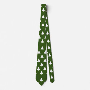 Corbata los árboles de navidad atan