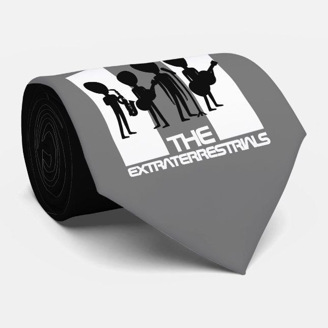 Corbata Los extraterritoriales, extranjeros (Enrollado)