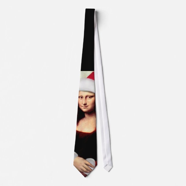 Corbata Los Navidades de Mona Lisa, Santa Hat (Anverso)