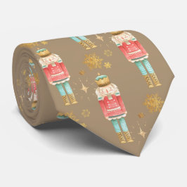 Corbata Los Navidades Nutcracker Golden Snowflakes Kraft