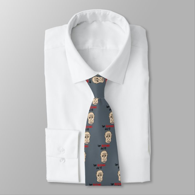 Corbata Los rusos lo hicieron dibujo animado de Putin (Atado)