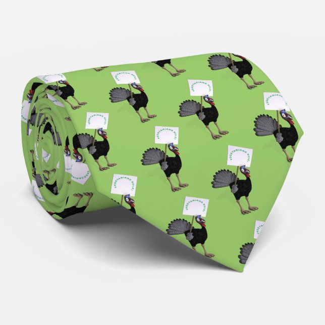 Corbata ¡Los vegetarianos gobiernan! (Enrollado)