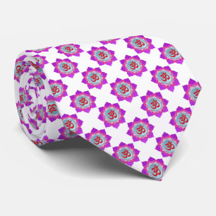 Corbata Loto rosa