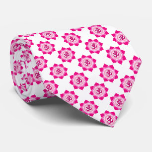 Corbata Loto rosa