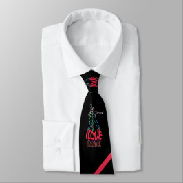 Corbata Love Ballroom Dance Neck Tie