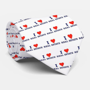 Corbata Love Real Estate Neck Tie