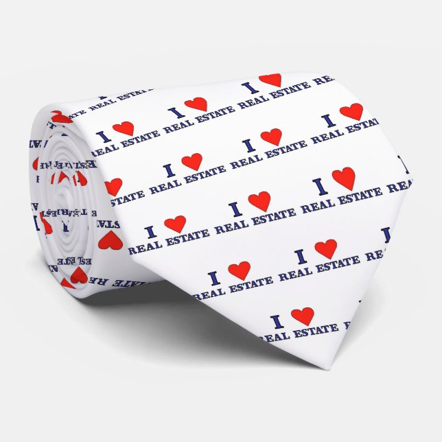 Corbata Love Real Estate Neck Tie (Enrollado)