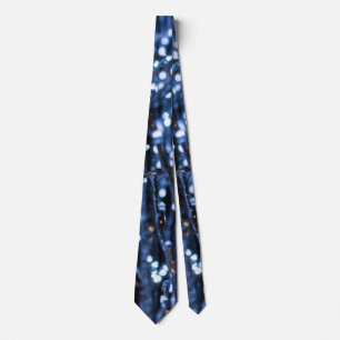 Corbata Luces Azules Abstract Necesario