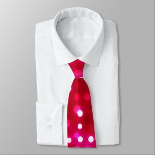 Corbata Luces de disco rosadas