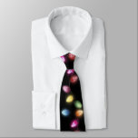Corbata Luces de Navidades coloridas<br><div class="desc">Nuestra colección "Colorful Navidades Lights Holiday" reúne elementos festivos como luces navidades con moda y fuentes elegantes en un simple fondo oscuro.</div>