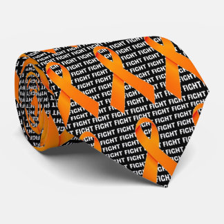 Corbata Lucha contra el cáncer de riñón Naranja Ribbon