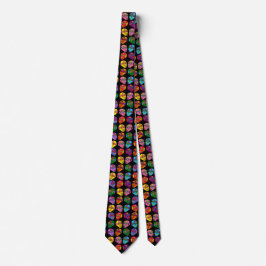 Corbata Lucha libre sugar Skull