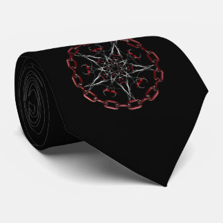 Corbata Lucifers Star Gothic Fractal Art
