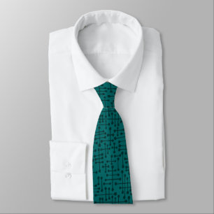 Corbata Lugares conectados - Verde oscuro sobre verde musg