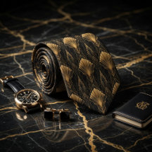 Lujo Art Deco Geométrico Gatsby Dorado