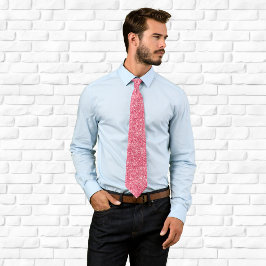 Corbata Lujo Brillante Magenta Fruta Glitter