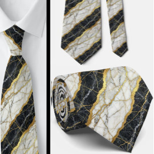 Corbata Lujo con Confianza Boda y Evento B&W + Gold