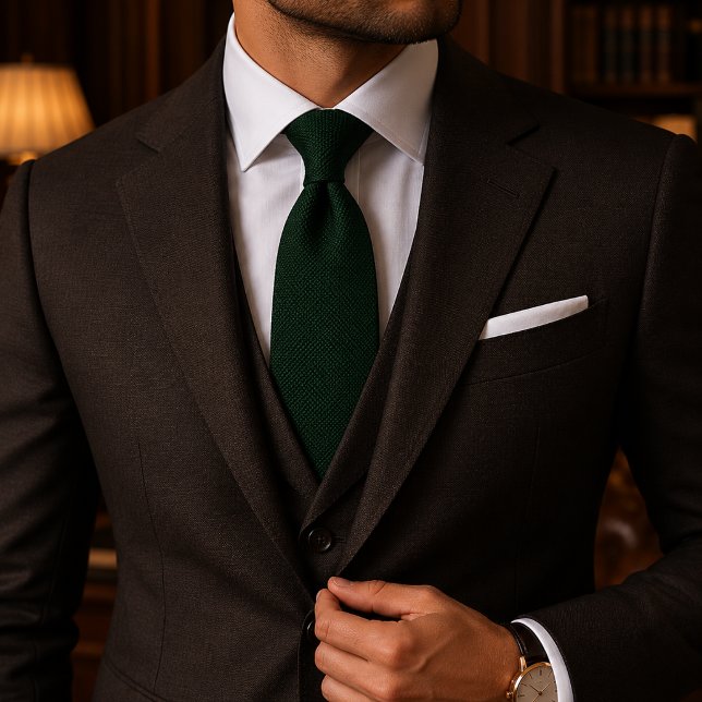Corbata Lujo Verde Esmeralda Texturizado (Subido por el creador)