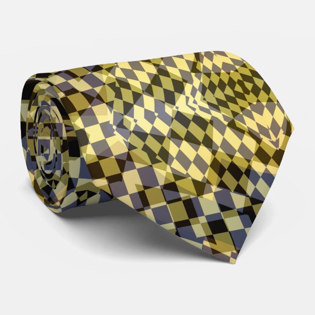 Corbata Lujoso lazo de cuello dorado (Enrollado)