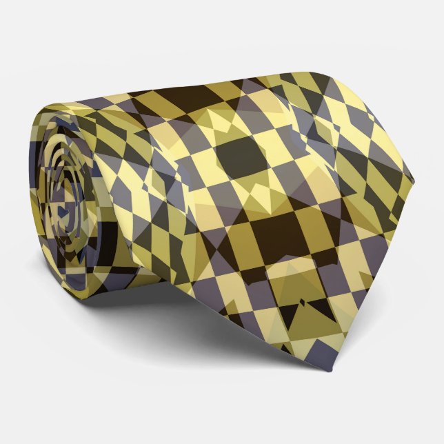 Corbata Lujoso lazo de cuello dorado (Enrollado)