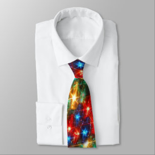 Corbata Luminosos Navidades alegres iluminan el cuello