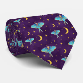 Corbata Luna Celestial Luna Luna Luna de Luna y Estrellas 