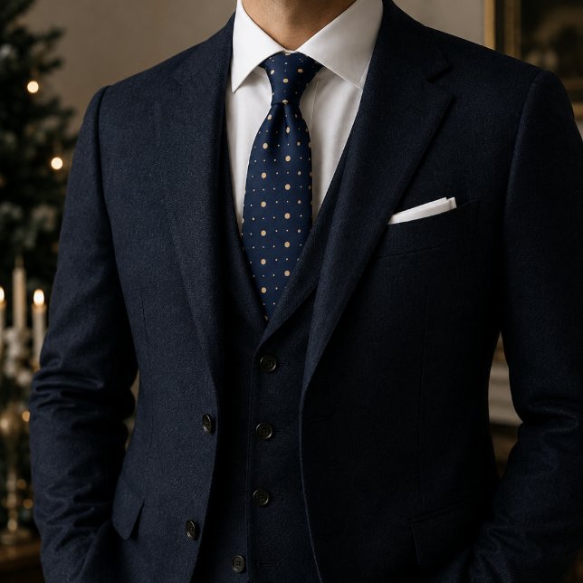 Corbata Lunares Azules de Mar  (Subido por el creador)