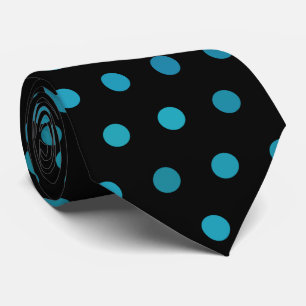 Corbata Lunares Azules Verdeazulados