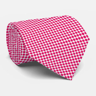 Corbata Lunares Blancos Rojos