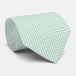 Corbata Lunares Blancos Verdes