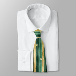 Corbata Lunares del Día de San Patricio de Trébol de Oro V