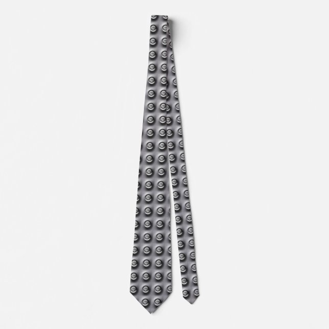 Corbata Lunares estilo remaches metálicos (Anverso)
