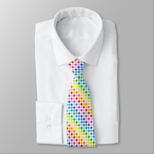 Corbata Lunares más amplios del arco iris del espectro