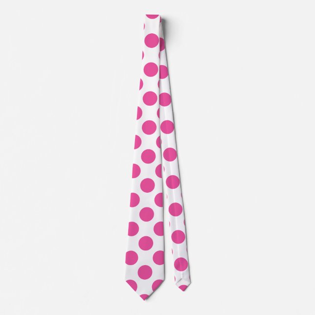 Corbata Lunares rosados (Anverso)