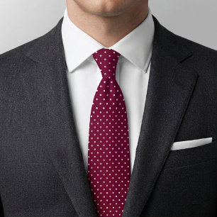 Corbata Lunares rosados clásicos