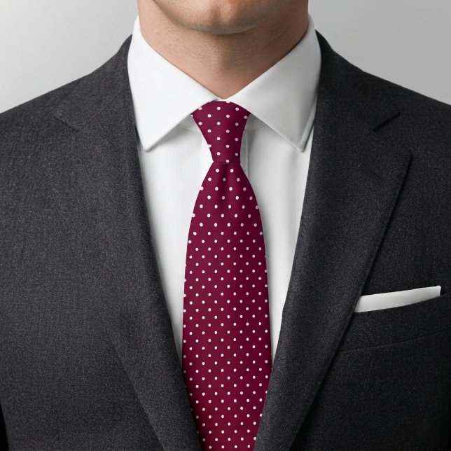 Corbata Lunares rosados clásicos (Subido por el creador)