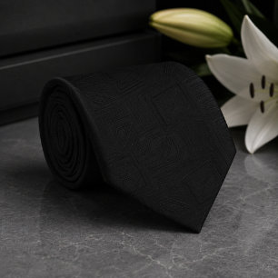 Corbata Luto Geométrico Tonal Sutil