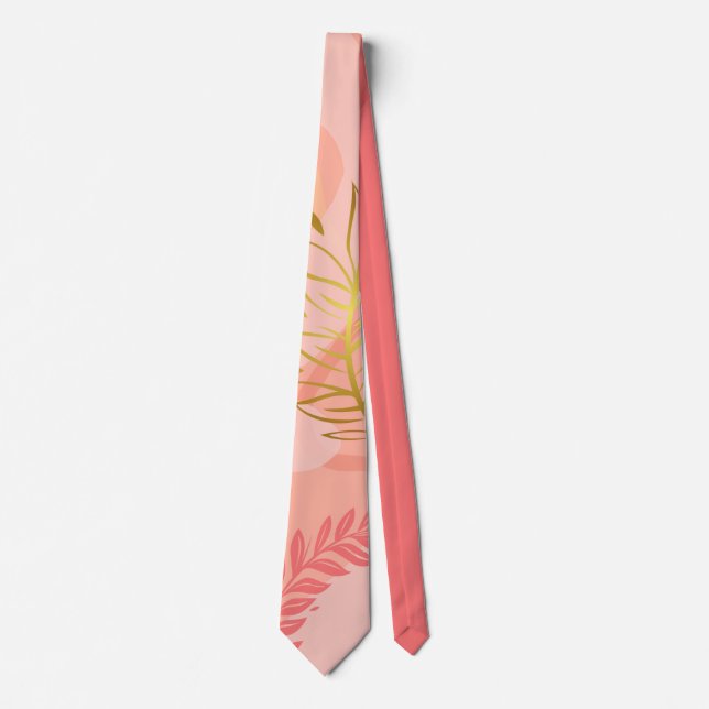 Corbata Luxe romantinc peach fuzz baby girl (Anverso)