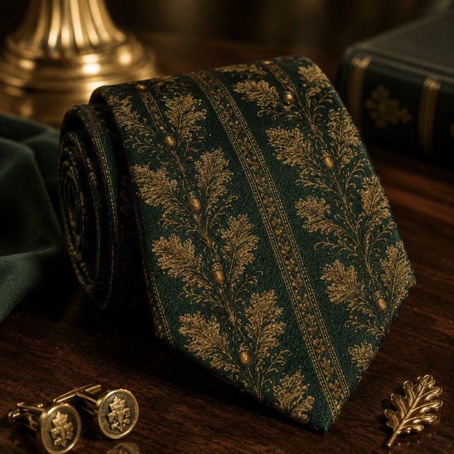Corbata Luxury Esmeralda Hoja de Roble (Subido por el creador)