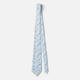 Corbata Luz Azul Náutica De Vela De Aventura