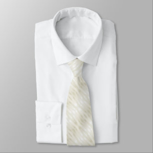 Corbata Luz noble texturizada beige y blanco