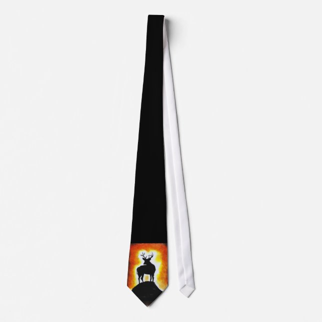 Corbata macho de la puesta del sol (Anverso)