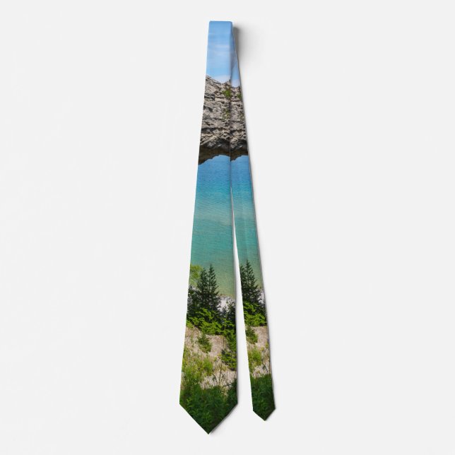 Corbata Mackinacs Arch Rock Cuello (Anverso)