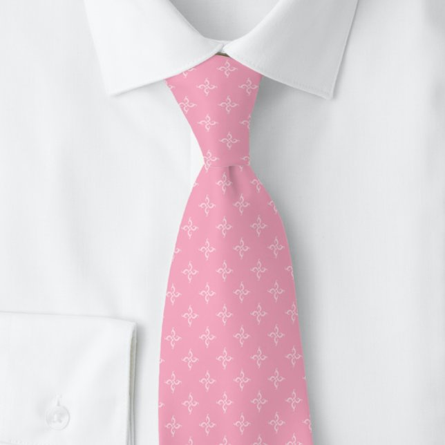 Corbata Madreselva Chicle (Subido por el creador)
