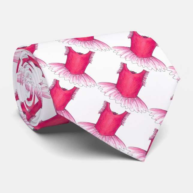 Corbata Maestra de danza ballet rosada Tutu bailarina reci (Enrollado)